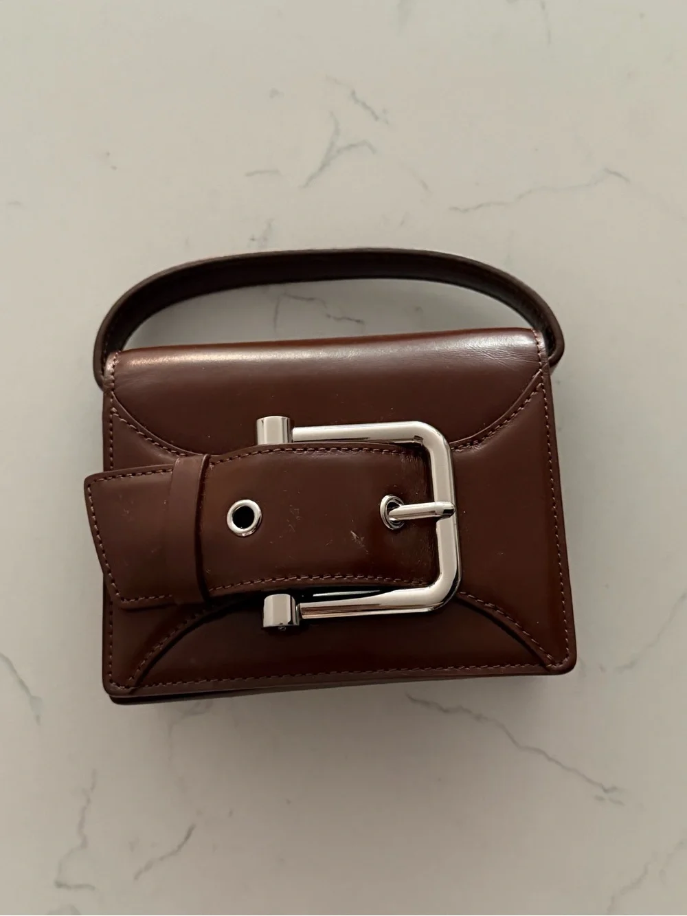 OSOl Belted Brocle Mono Bag
